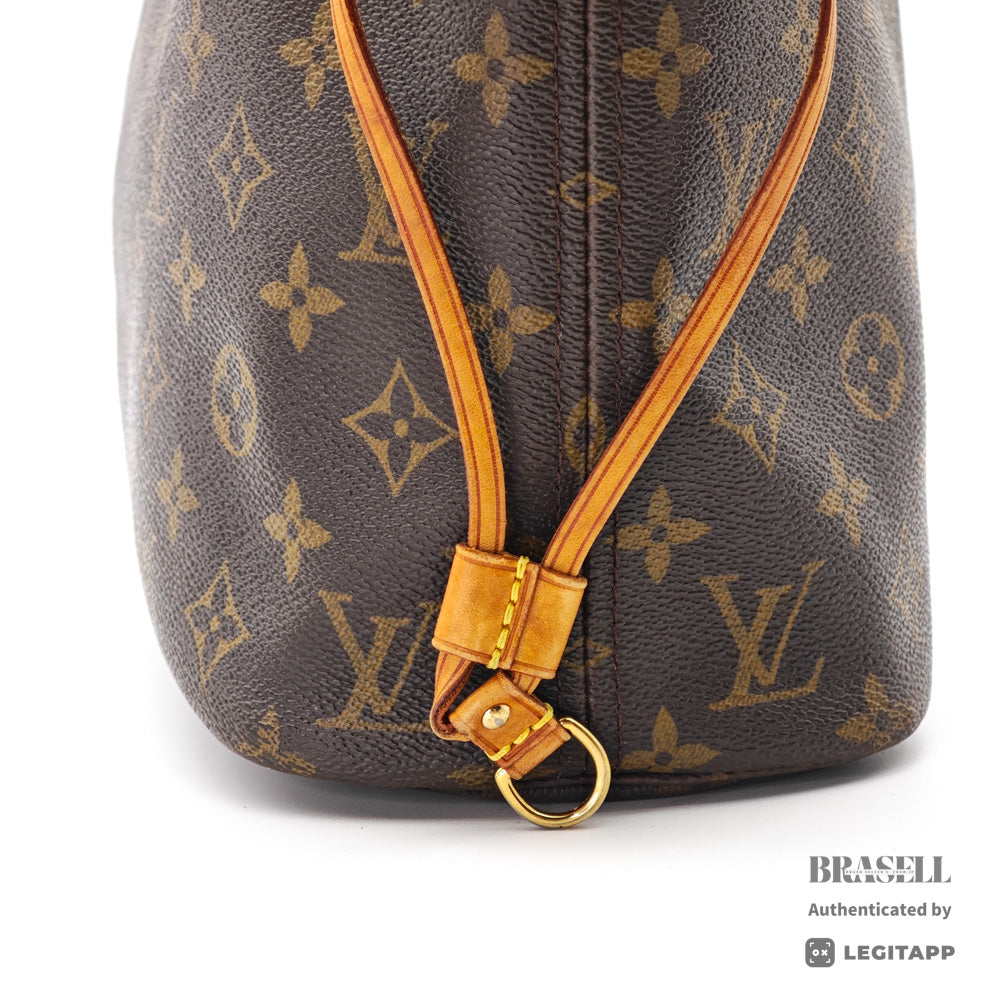LOUIS VUITTON Neverfull PM Monogram Canvas Brown Tote Bag【ImportFeeFREE】