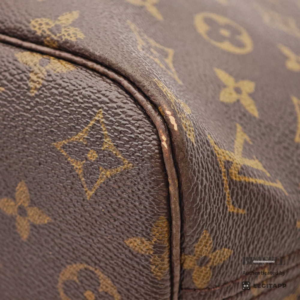 LOUIS VUITTON Neverfull PM Monogram Canvas Brown Tote Bag【ImportFeeFREE】