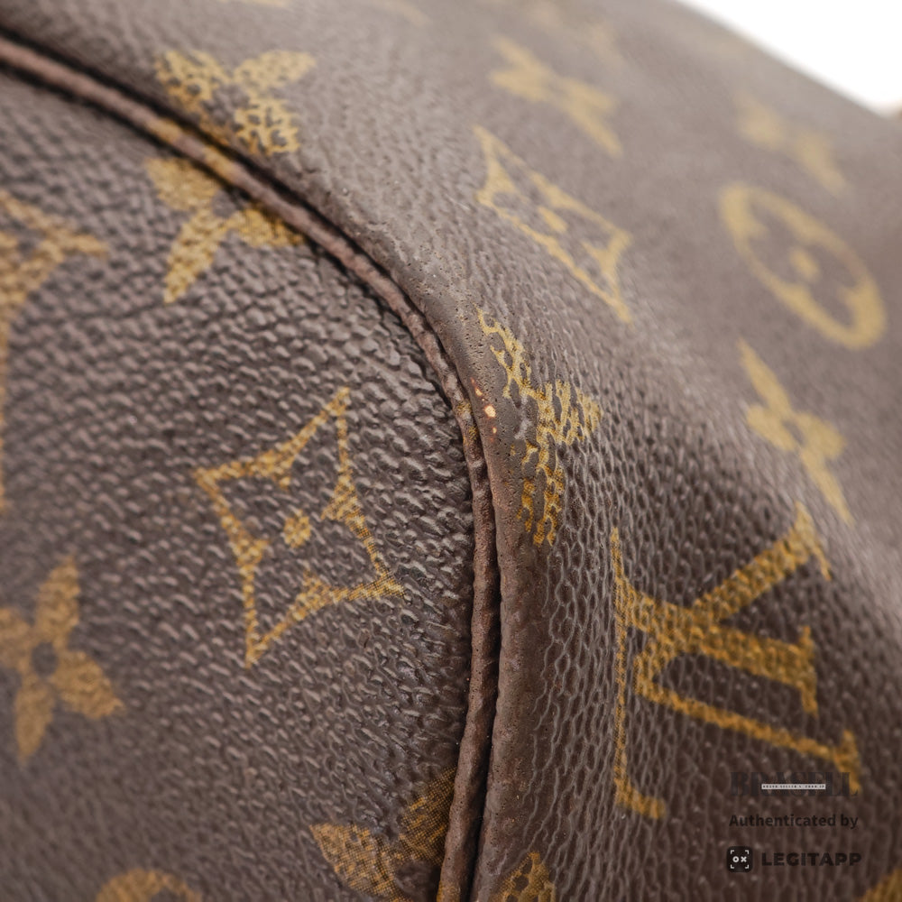LOUIS VUITTON Neverfull PM Monogram Canvas Brown Tote Bag【ImportFeeFREE】