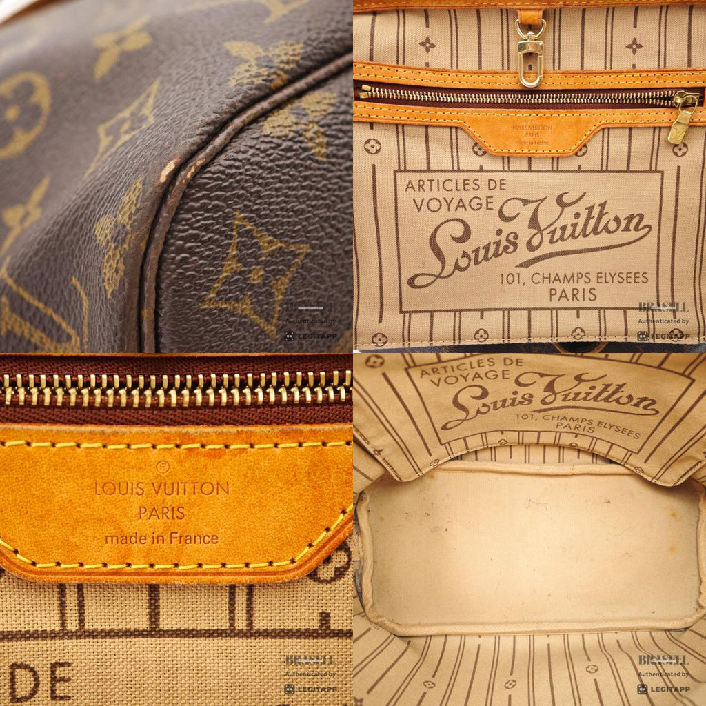 LOUIS VUITTON Neverfull PM Monogram Canvas Brown Tote Bag【ImportFeeFREE】
