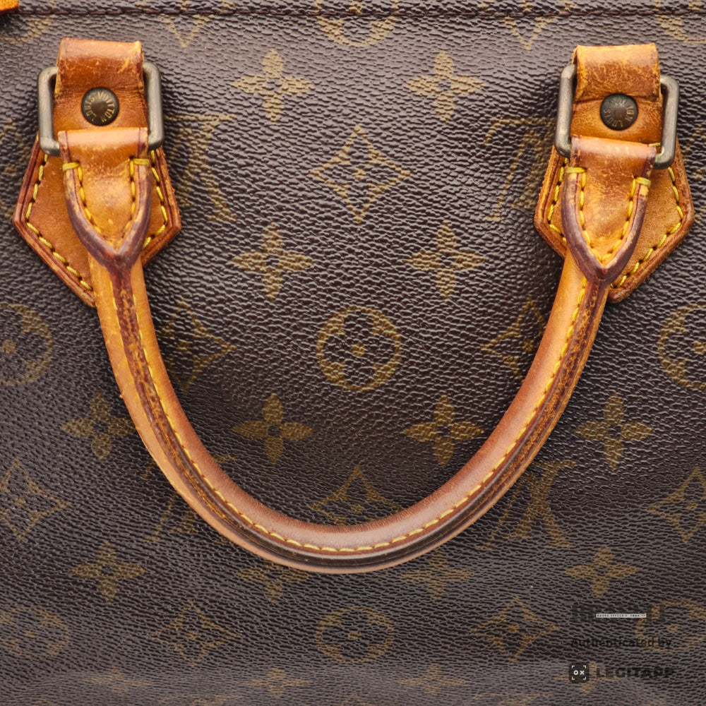 LOUIS VUITTON Speedy 35 Monogram Canvas Brown Hand Bag M41524 【ImportFeeFREE】