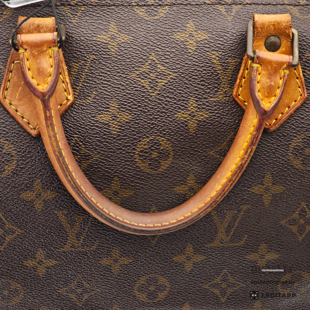 LOUIS VUITTON Speedy 35 Monogram Canvas Brown Hand Bag M41524 【ImportFeeFREE】