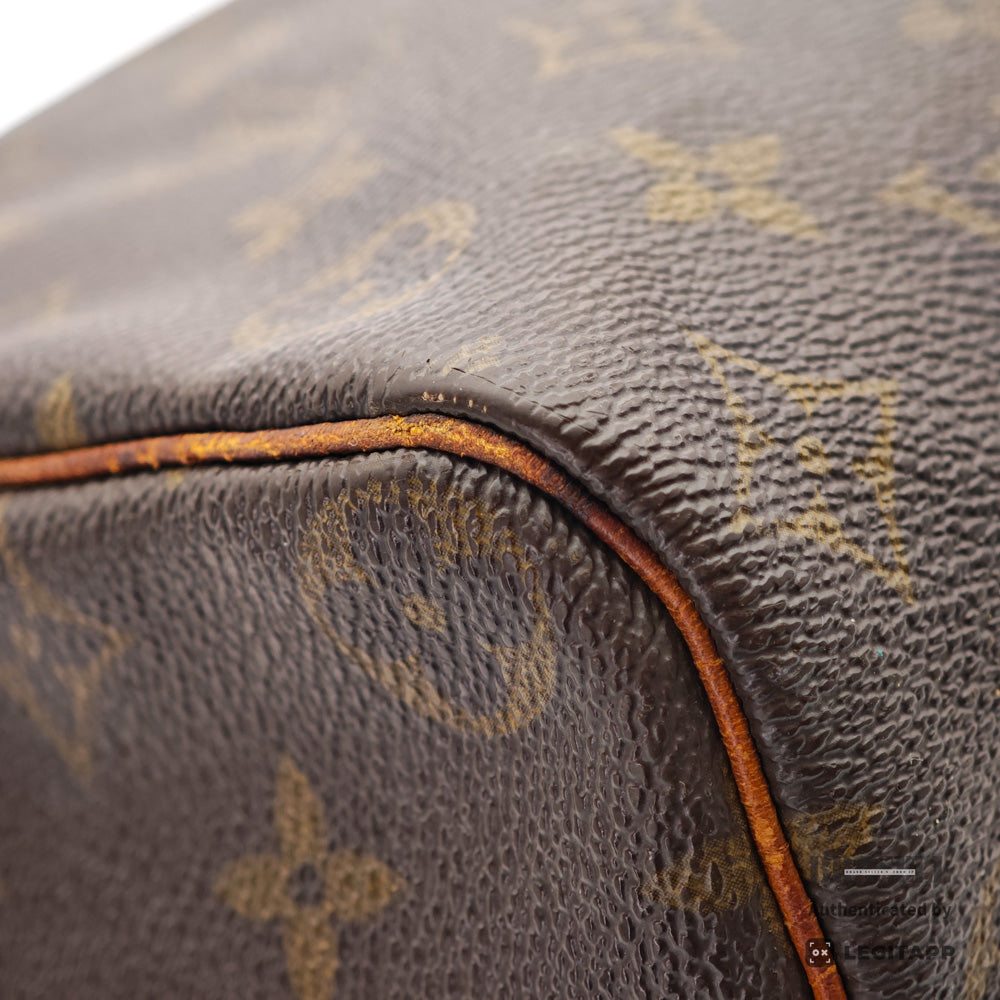 LOUIS VUITTON Speedy 35 Monogram Canvas Brown Hand Bag M41524 【ImportFeeFREE】