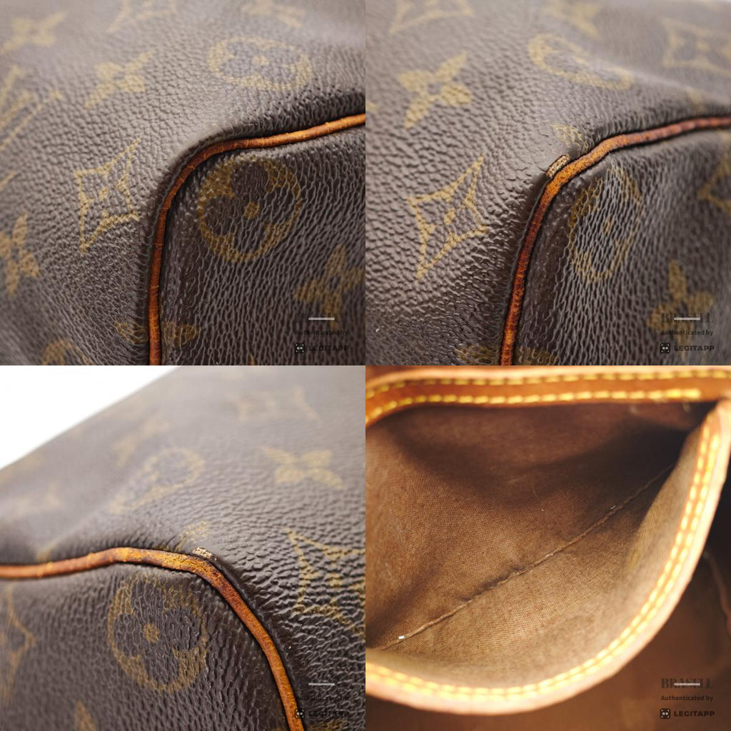 LOUIS VUITTON Speedy 35 Monogram Canvas Brown Hand Bag M41524 【ImportFeeFREE】