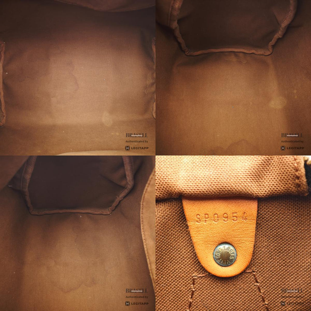 LOUIS VUITTON Speedy 35 Monogram Canvas Brown Hand Bag M41524 【ImportFeeFREE】