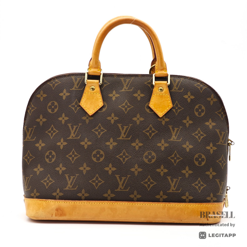 LOUIS VUITTON Alma PM Monogram Canvas Brown Hand Bag 【ImportFeeFREE】
