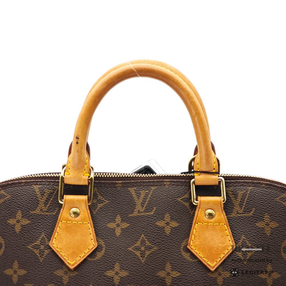 LOUIS VUITTON Alma PM Monogram Canvas Brown Hand Bag 【ImportFeeFREE】