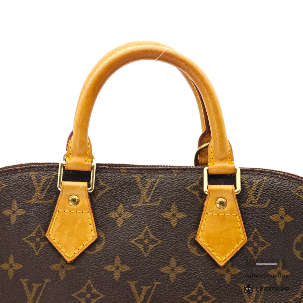 LOUIS VUITTON Alma PM Monogram Canvas Brown Hand Bag 【ImportFeeFREE】