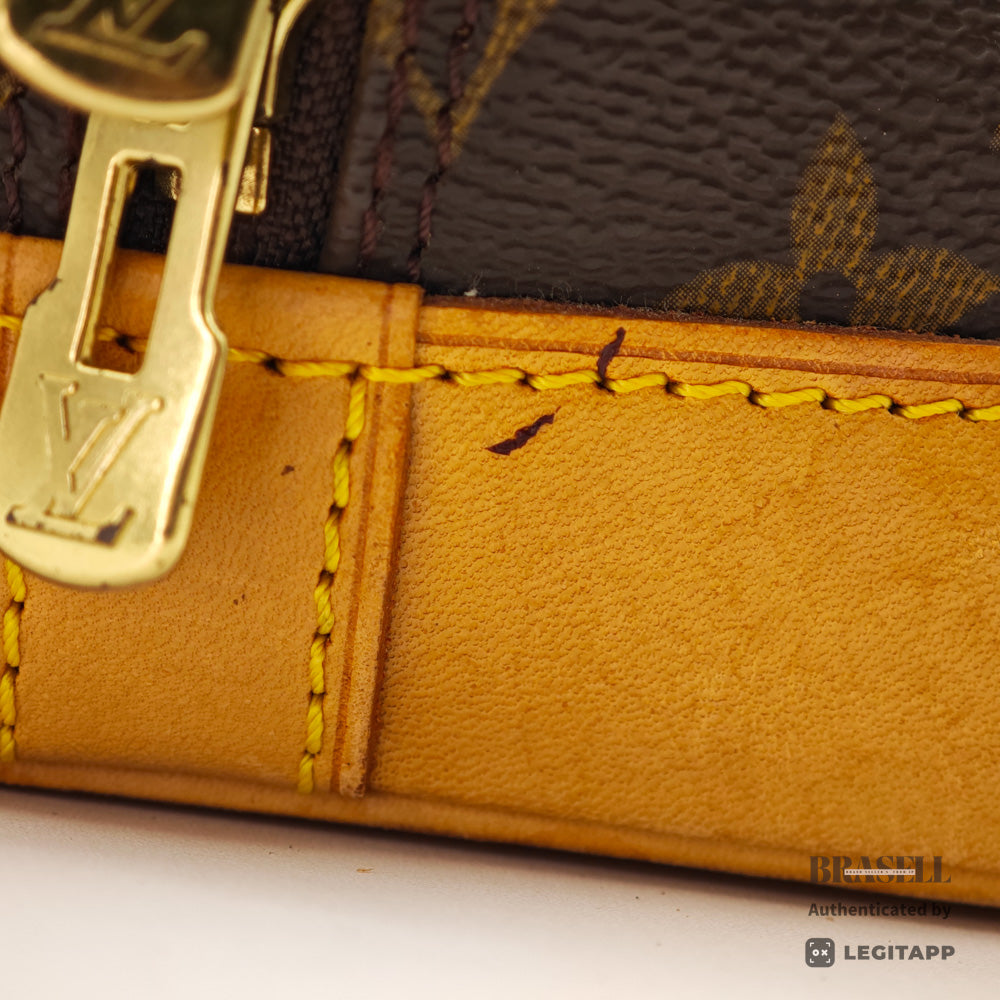 LOUIS VUITTON Alma PM Monogram Canvas Brown Hand Bag 【ImportFeeFREE】