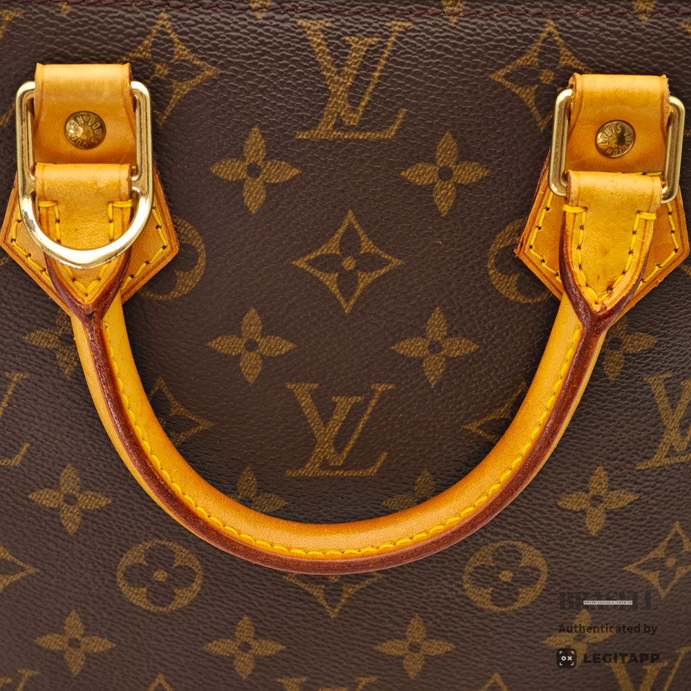 LOUIS VUITTON Alma PM Monogram Canvas Brown Hand Bag 【ImportFeeFREE】