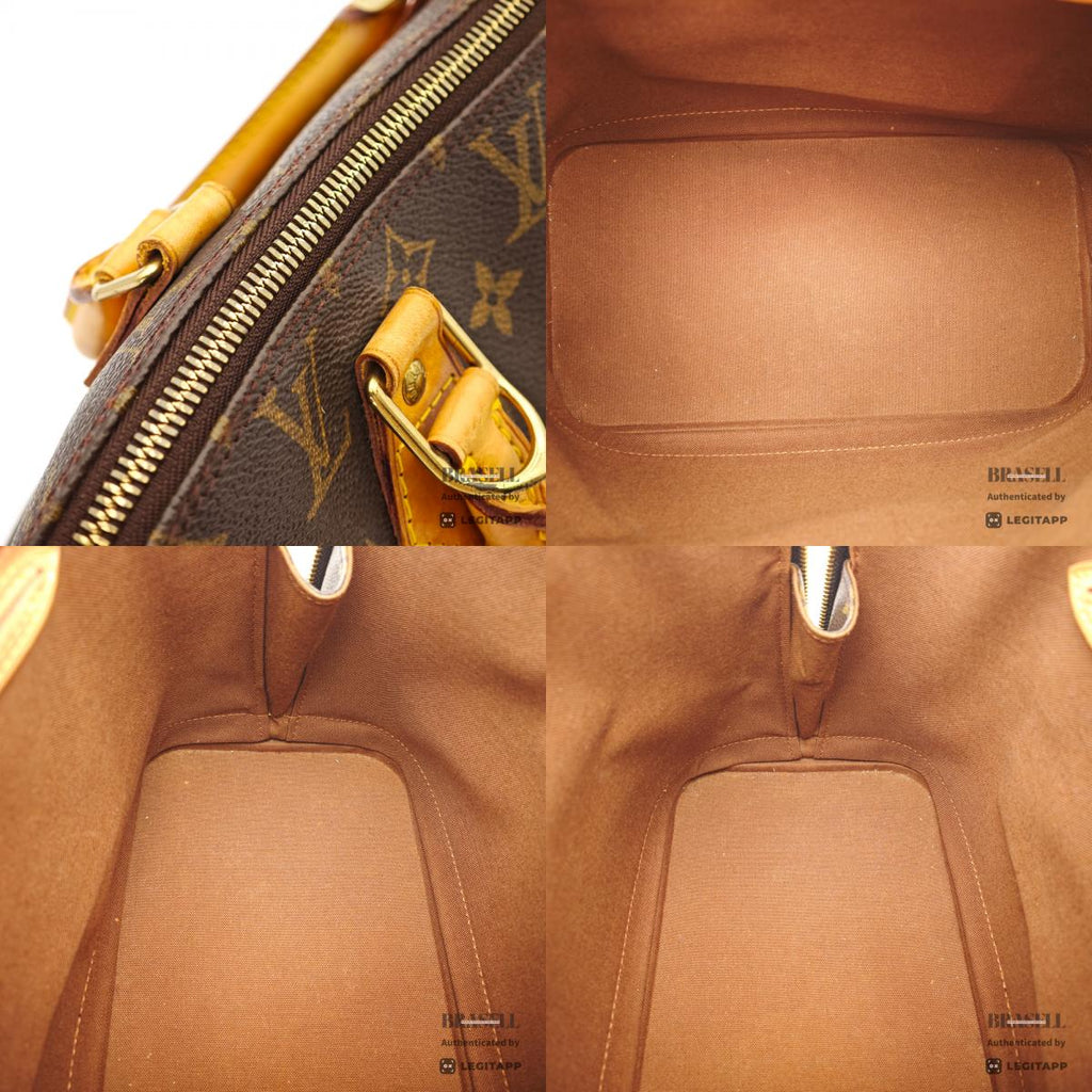 LOUIS VUITTON Alma PM Monogram Canvas Brown Hand Bag 【ImportFeeFREE】