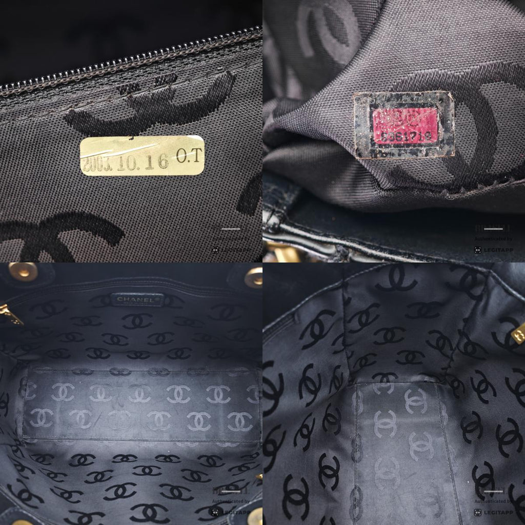 CHANEL Wild Stitch Leather Black Tote Bag 【ImportFeeFREE】