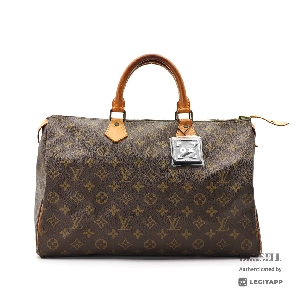 LOUIS VUITTON Speedy 35 Monogram Canvas Brown Hand Bag 【ImportFeeFREE】