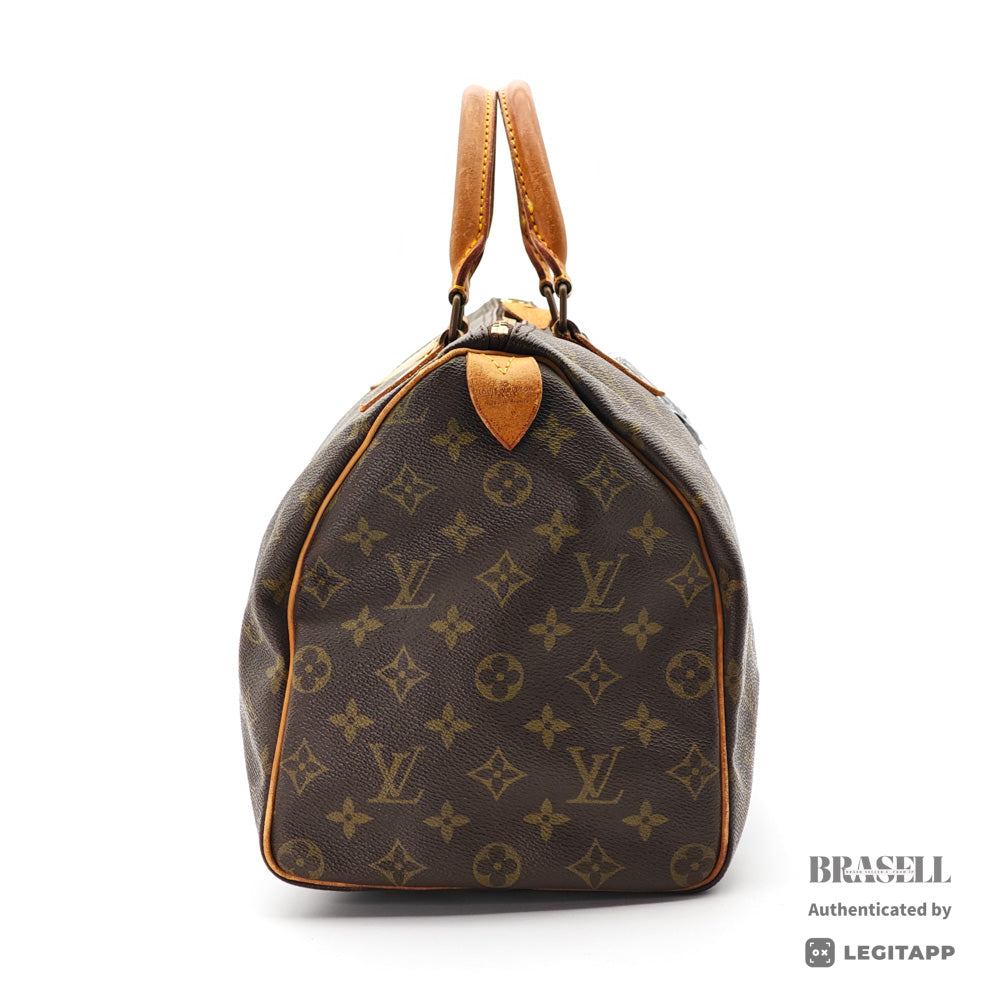 LOUIS VUITTON Speedy 35 Monogram Canvas Brown Hand Bag 【ImportFeeFREE】