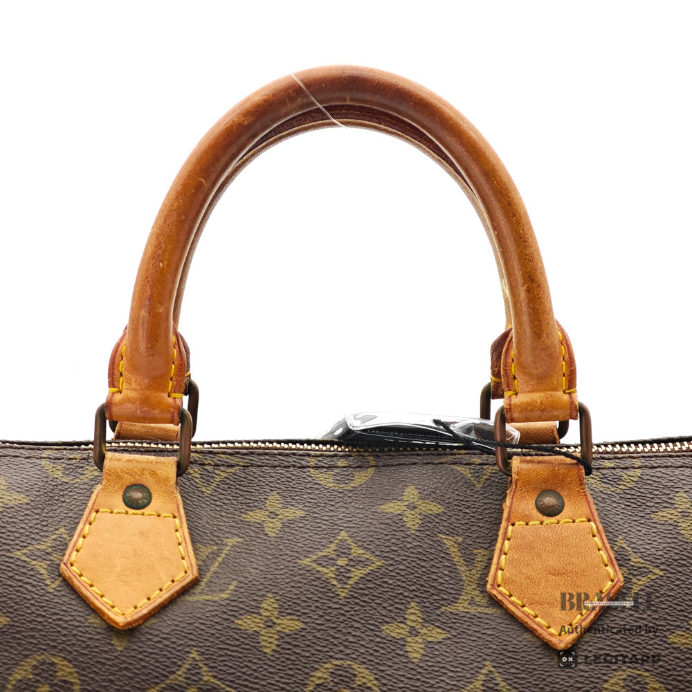 LOUIS VUITTON Speedy 35 Monogram Canvas Brown Hand Bag 【ImportFeeFREE】