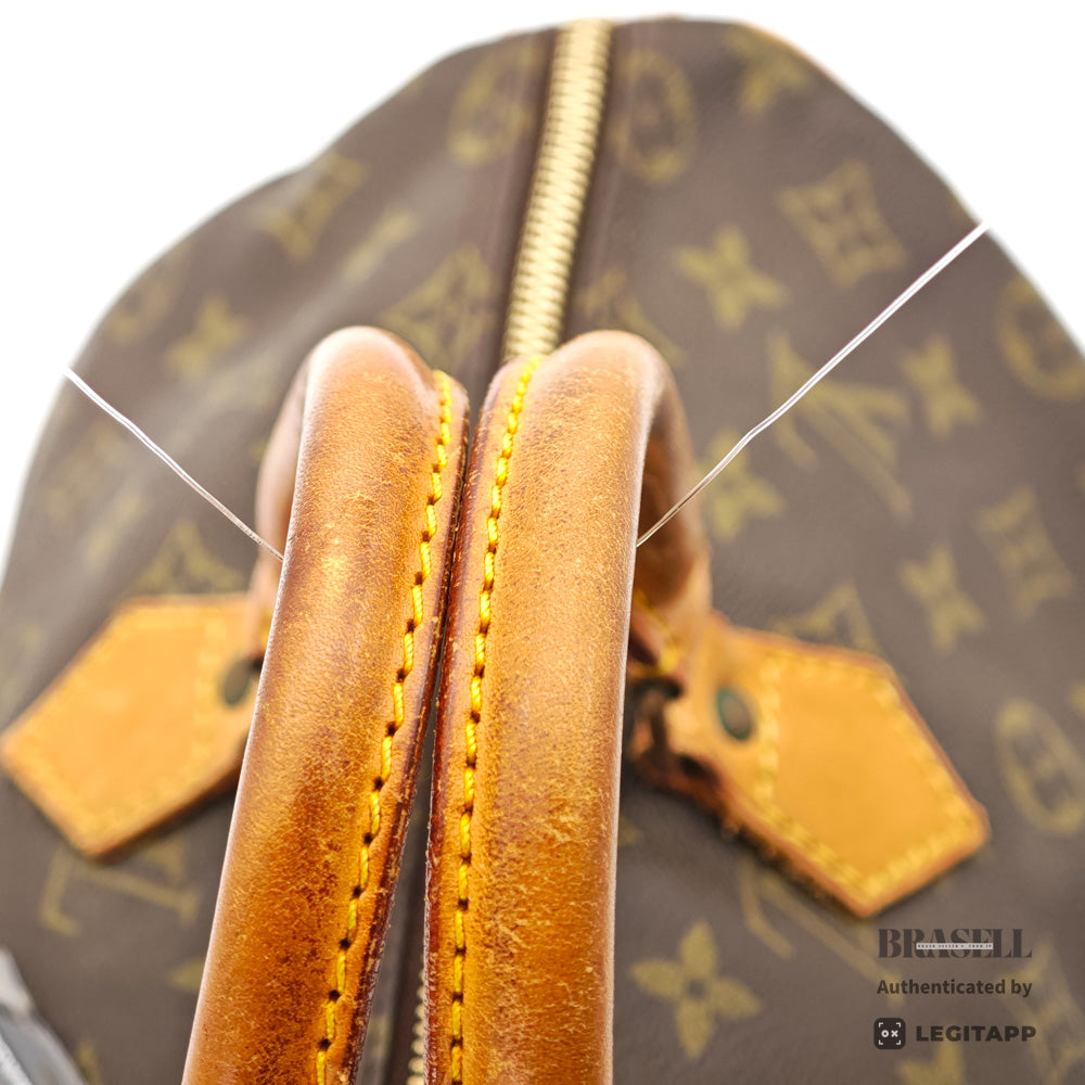 LOUIS VUITTON Speedy 35 Monogram Canvas Brown Hand Bag 【ImportFeeFREE】