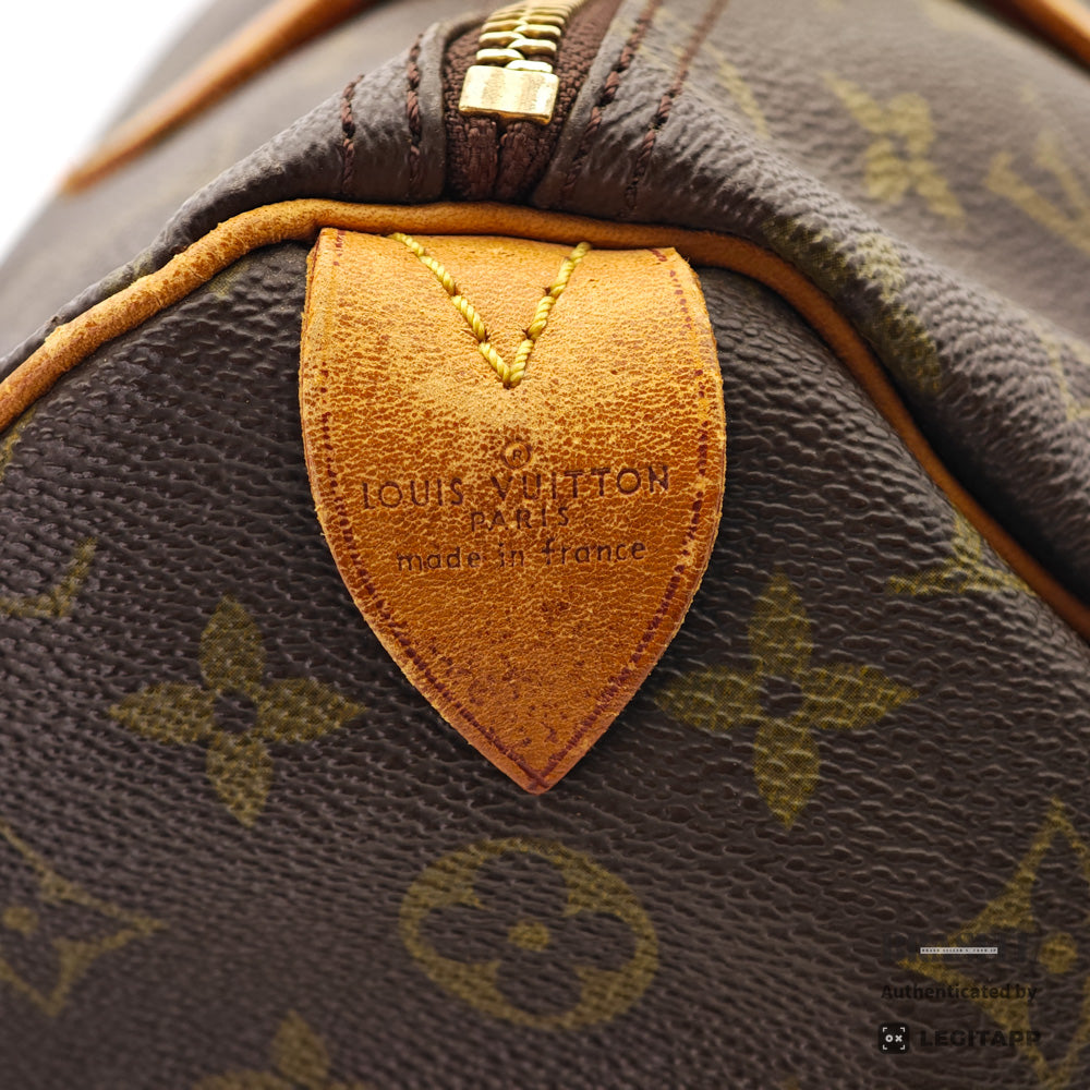 LOUIS VUITTON Speedy 35 Monogram Canvas Brown Hand Bag 【ImportFeeFREE】