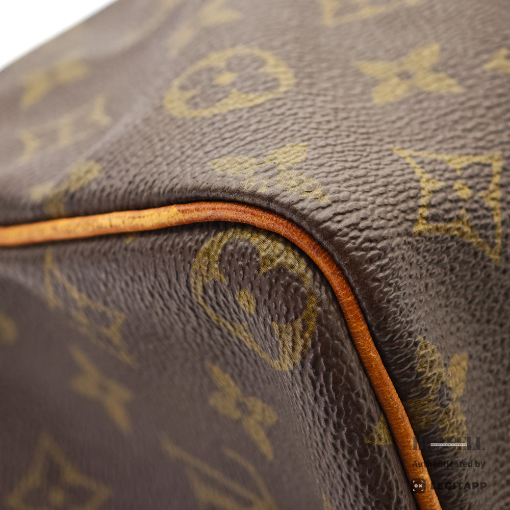 LOUIS VUITTON Speedy 35 Monogram Canvas Brown Hand Bag 【ImportFeeFREE】