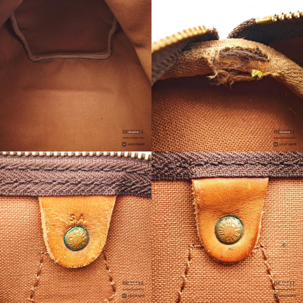 LOUIS VUITTON Speedy 35 Monogram Canvas Brown Hand Bag 【ImportFeeFREE】