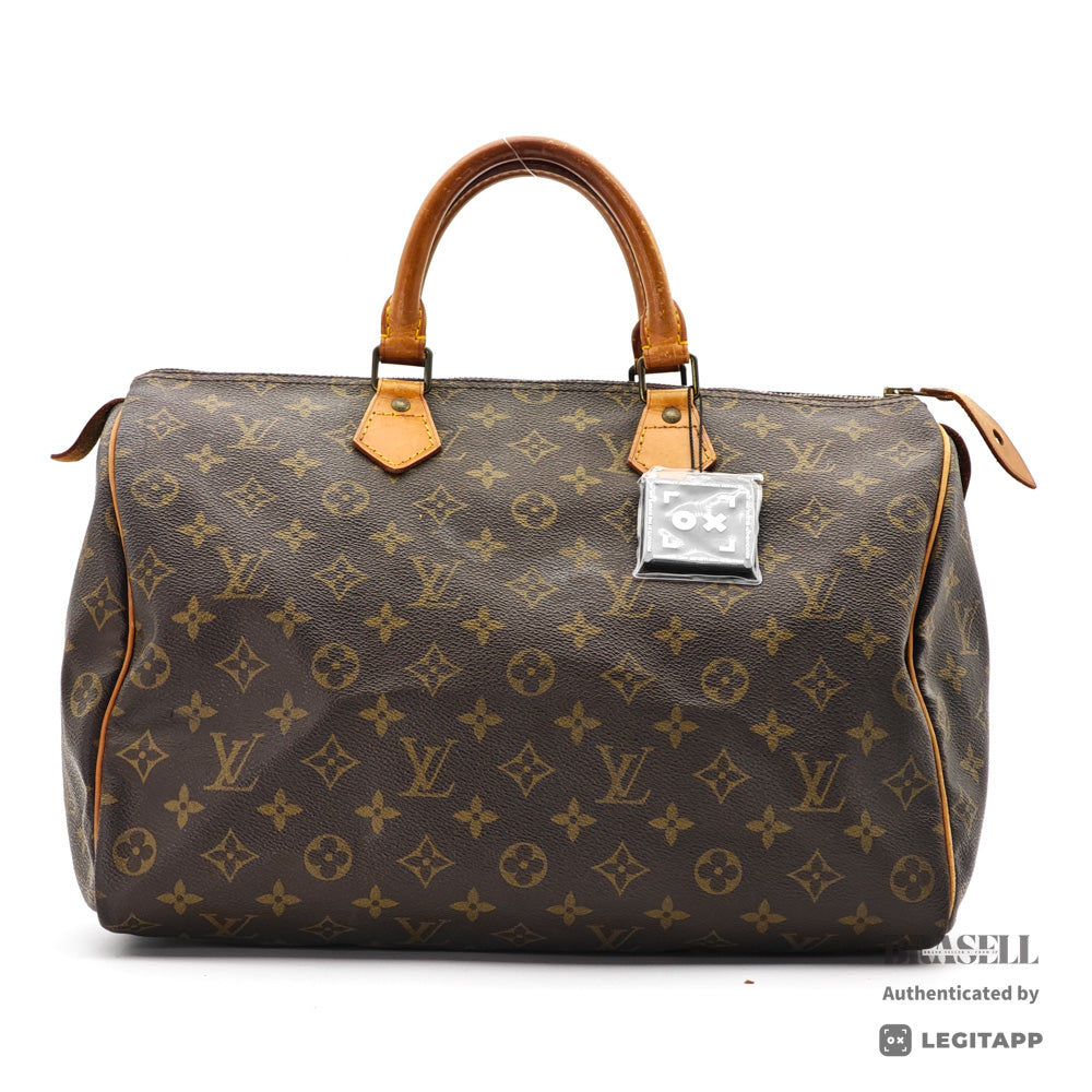 LOUIS VUITTON Speedy 35 Monogram Canvas Brown Hand Bag 【ImportFeeFREE】