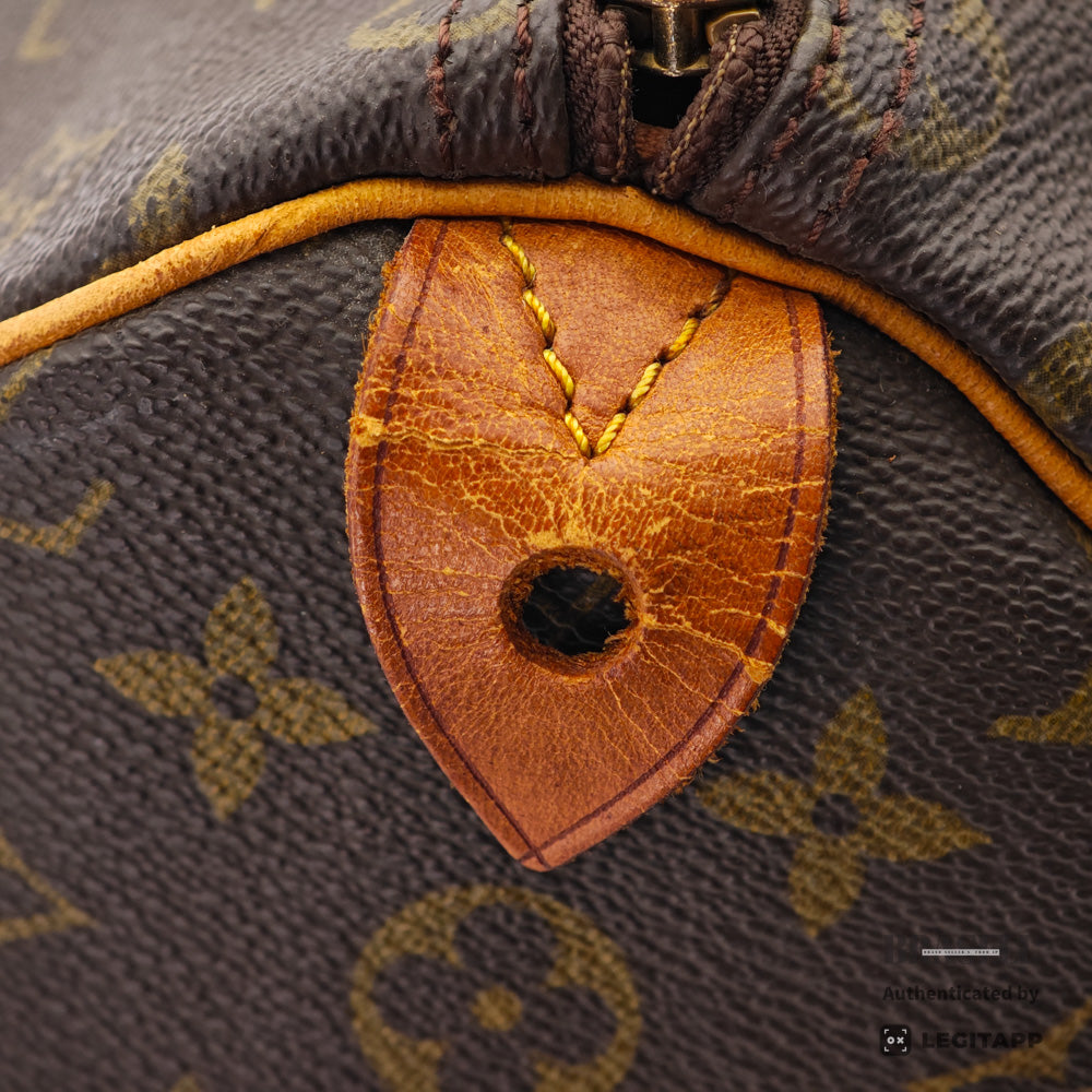 LOUIS VUITTON Speedy 35 Monogram Canvas Brown Hand Bag 【ImportFeeFREE】