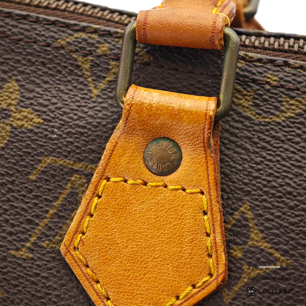 LOUIS VUITTON Speedy 35 Monogram Canvas Brown Hand Bag 【ImportFeeFREE】
