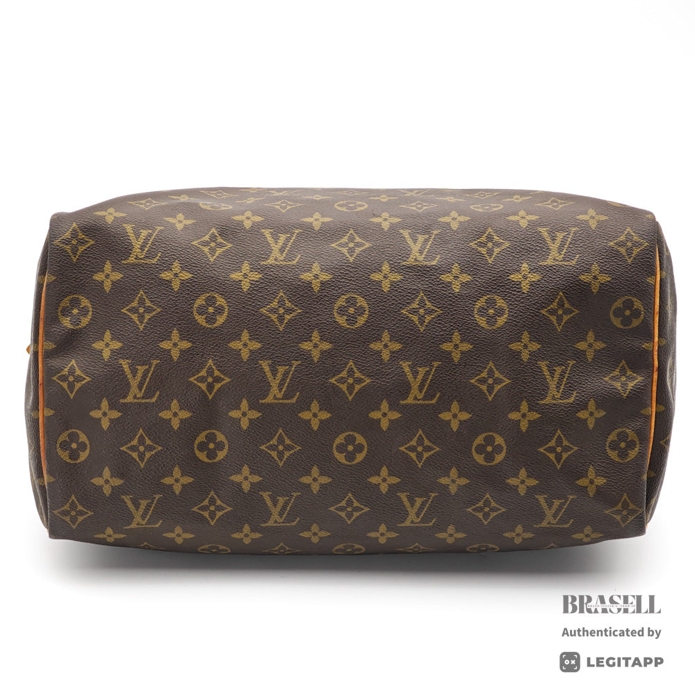 LOUIS VUITTON Speedy 35 Monogram Canvas Brown Hand Bag 【ImportFeeFREE】