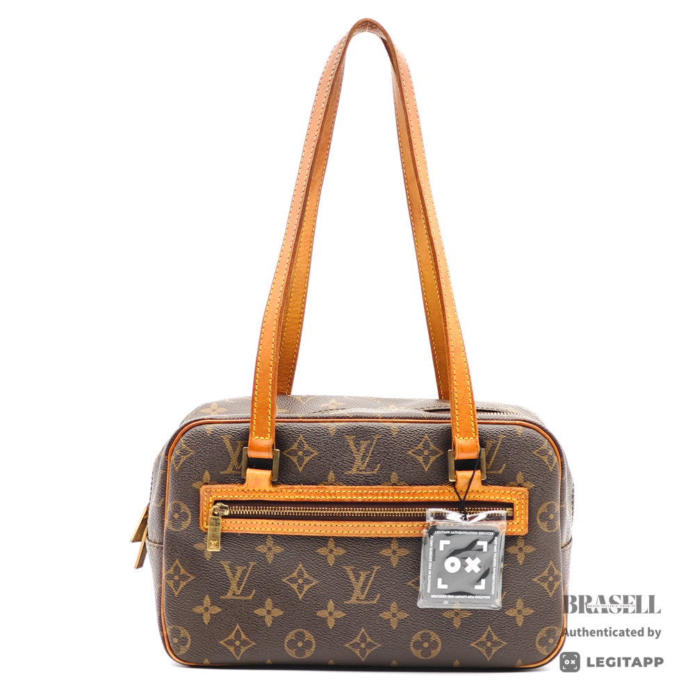 LOUIS VUITTON Cite MM Monogram Canvas Brown Shoulder Bag【ImportFeeFREE】