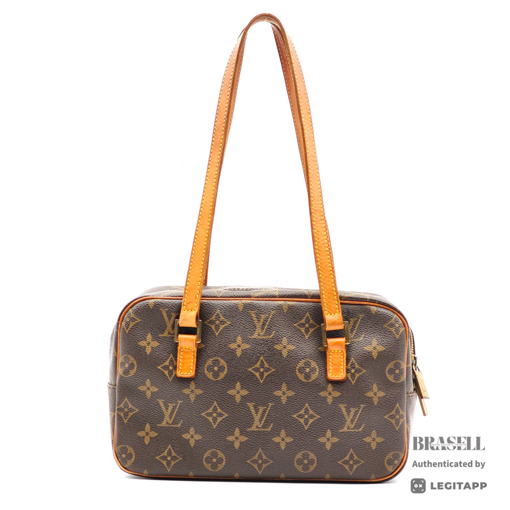 LOUIS VUITTON Cite MM Monogram Canvas Brown Shoulder Bag【ImportFeeFREE】