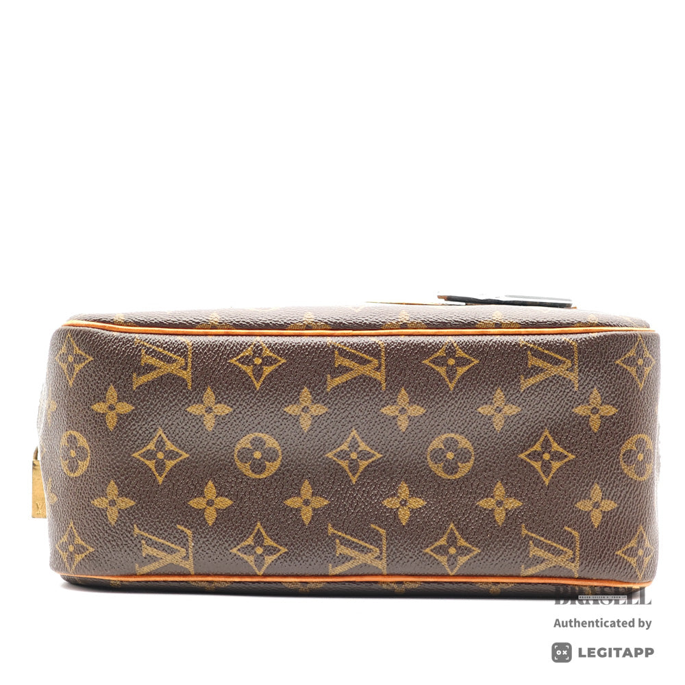 LOUIS VUITTON Cite MM Monogram Canvas Brown Shoulder Bag【ImportFeeFREE】