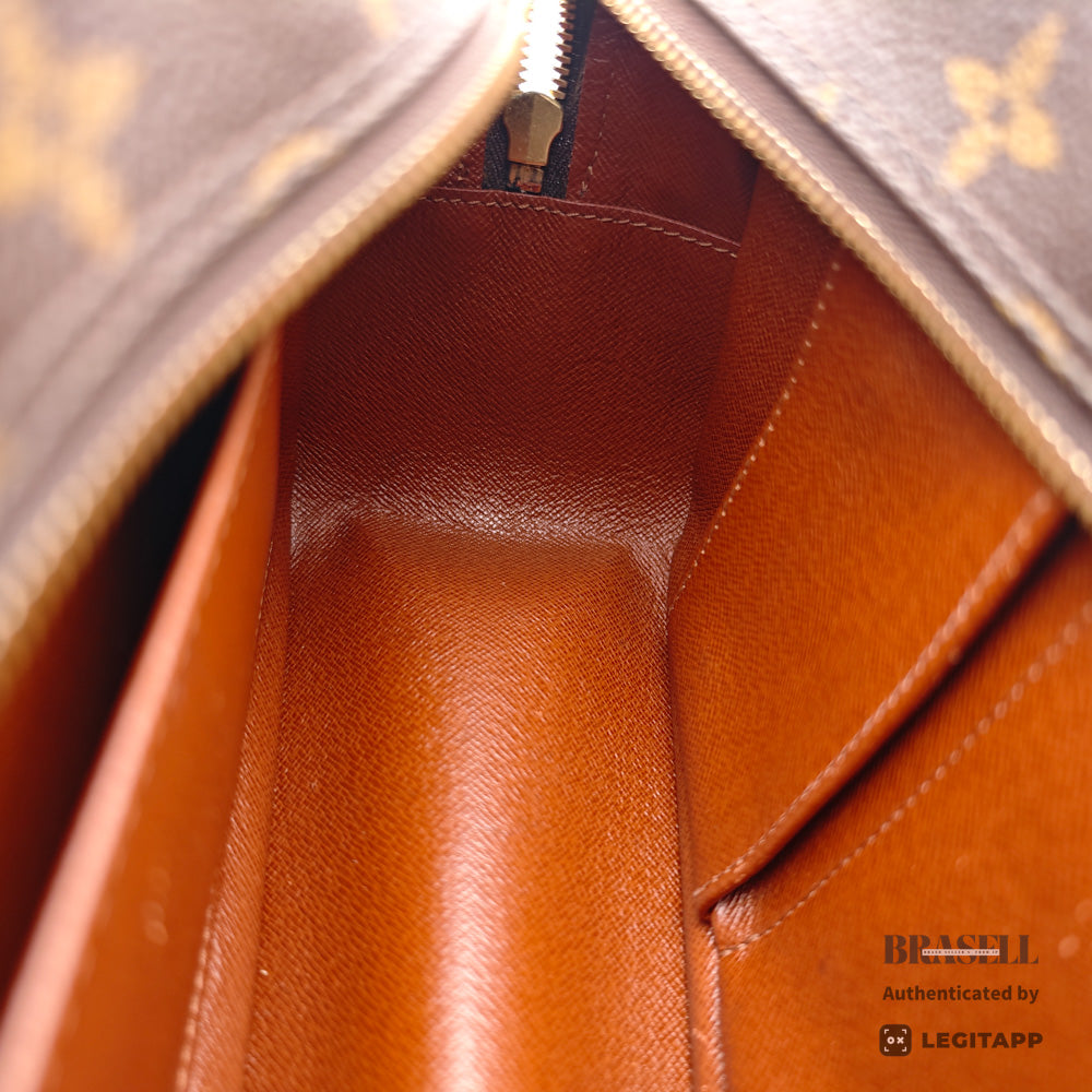 LOUIS VUITTON Cite MM Monogram Canvas Brown Shoulder Bag【ImportFeeFREE】