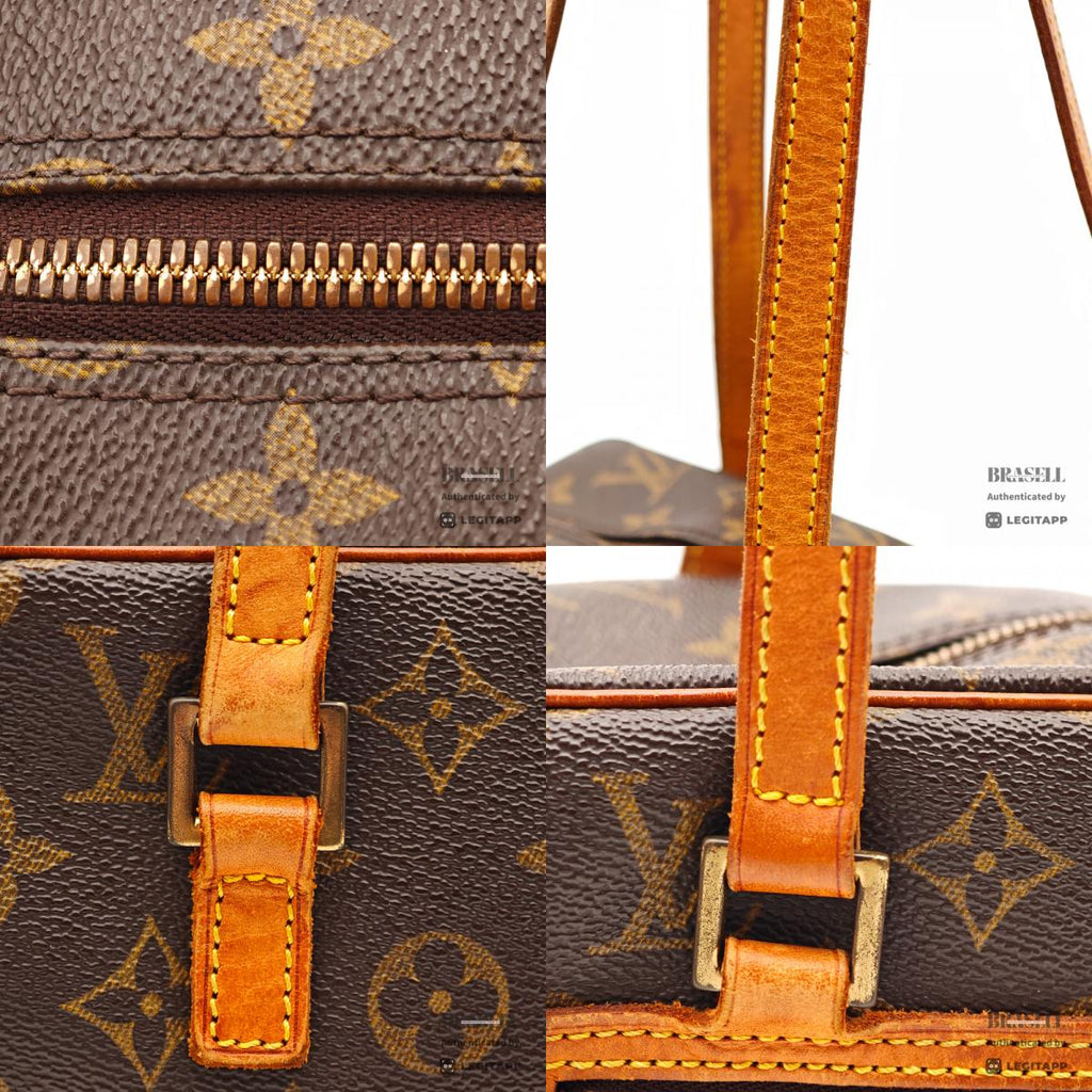 LOUIS VUITTON Cite MM Monogram Canvas Brown Shoulder Bag【ImportFeeFREE】