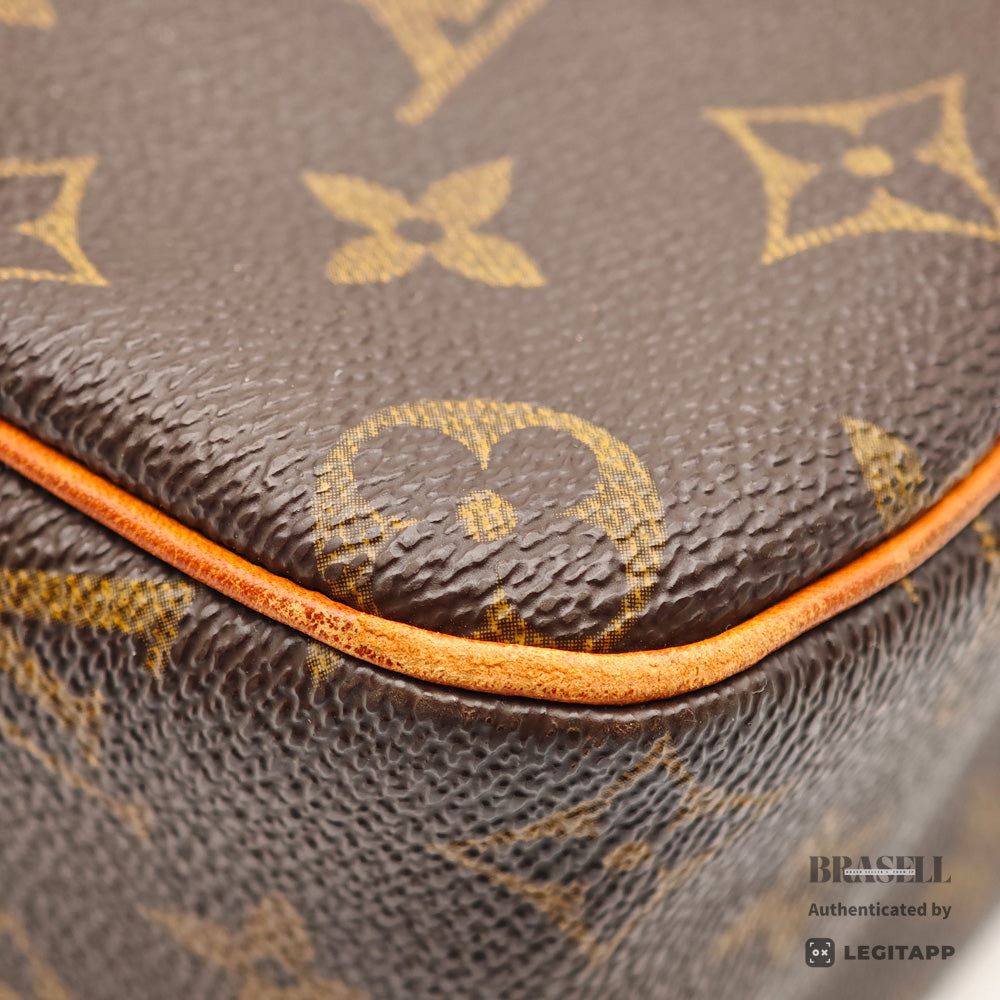 LOUIS VUITTON Cite MM Monogram Canvas Brown Shoulder Bag【ImportFeeFREE】