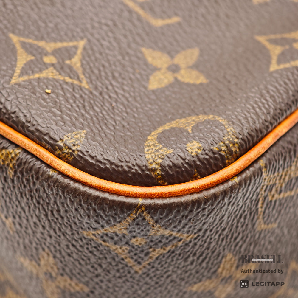 LOUIS VUITTON Cite MM Monogram Canvas Brown Shoulder Bag【ImportFeeFREE】