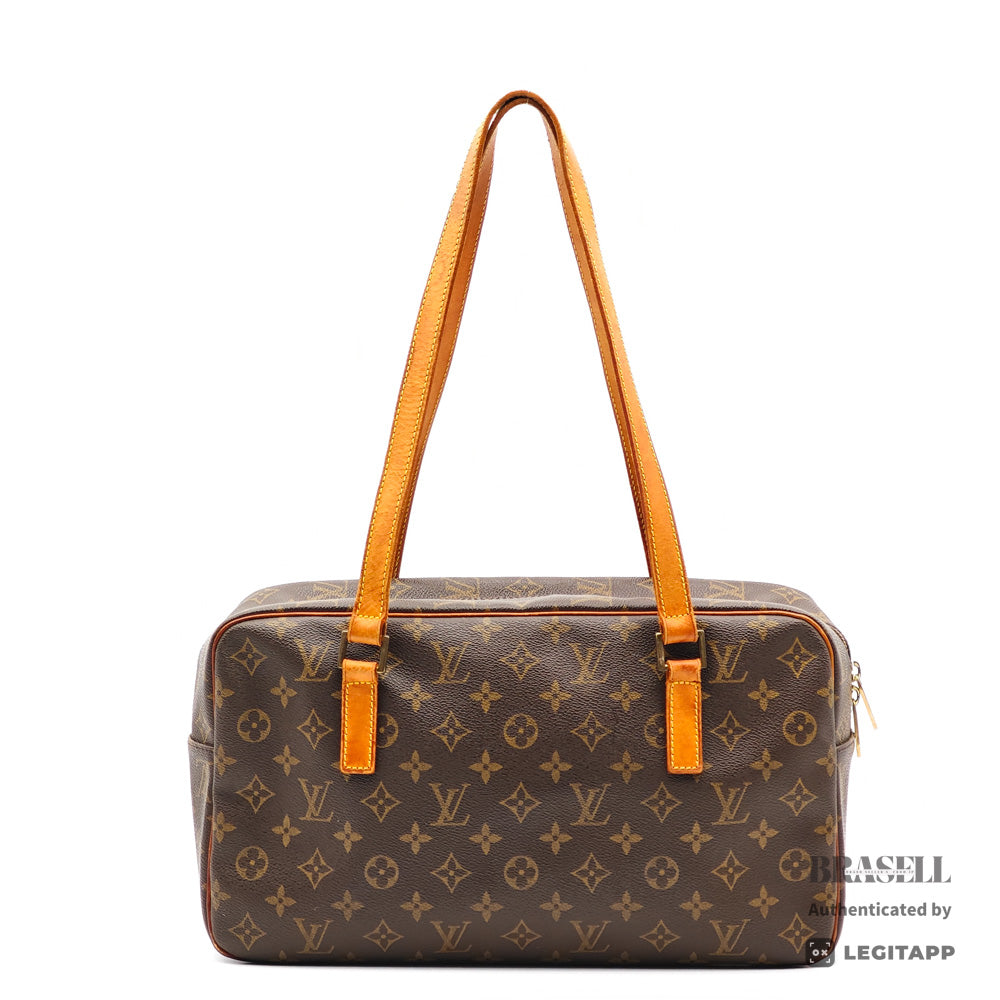 LOUIS VUITTON Cite GM Monogram Canvas Brown Shoulder Bag 【ImportFeeFREE】