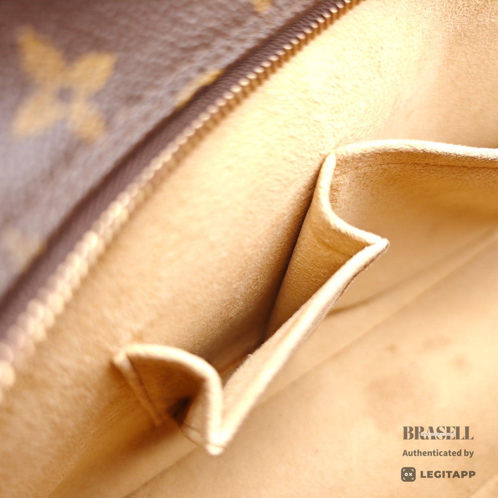LOUIS VUITTON Cite GM Monogram Canvas Brown Shoulder Bag 【ImportFeeFREE】