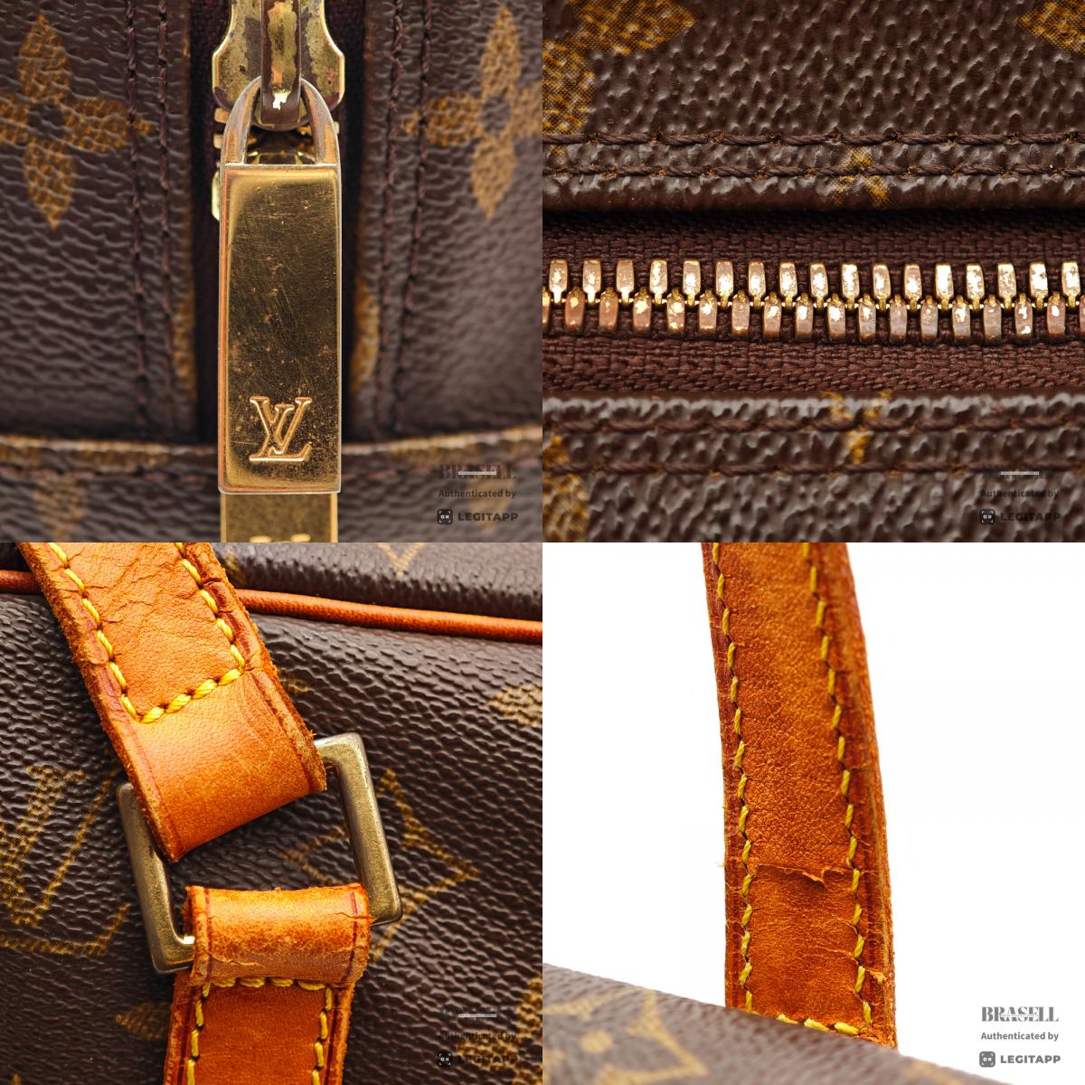 LOUIS VUITTON Cite GM Monogram Canvas Brown Shoulder Bag 【ImportFeeFREE】