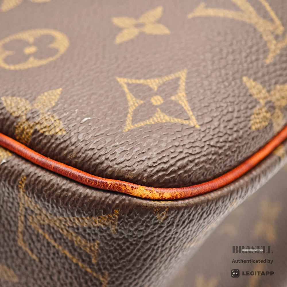 LOUIS VUITTON Cite GM Monogram Canvas Brown Shoulder Bag 【ImportFeeFREE】