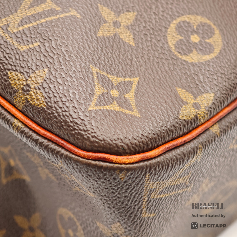 LOUIS VUITTON Cite GM Monogram Canvas Brown Shoulder Bag 【ImportFeeFREE】