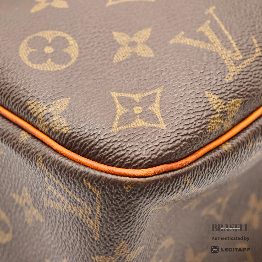 LOUIS VUITTON Cite GM Monogram Canvas Brown Shoulder Bag 【ImportFeeFREE】