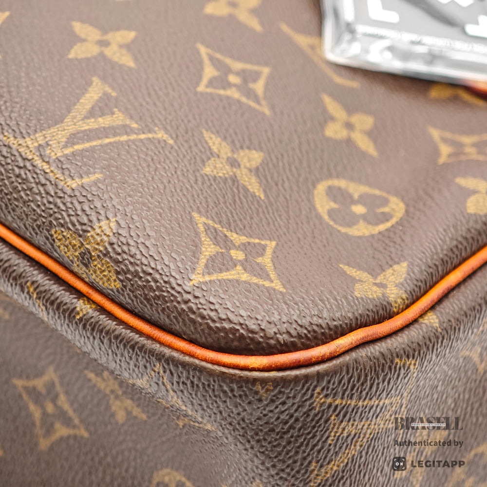 LOUIS VUITTON Cite GM Monogram Canvas Brown Shoulder Bag 【ImportFeeFREE】
