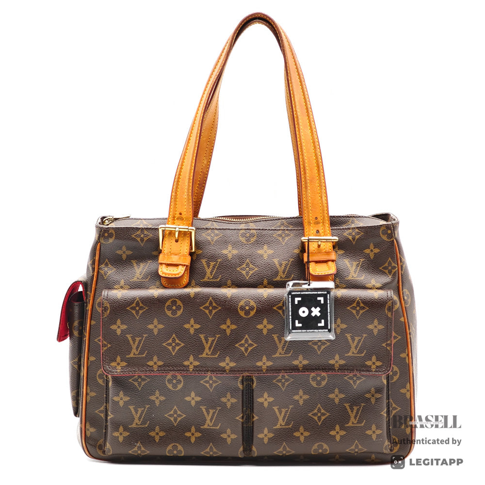 LOUIS VUITTON Multipli Cite Monogram Canvas Brown Shoulder Bag 【ImportFeeFREE】