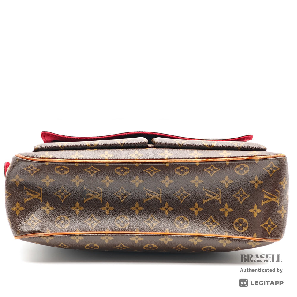 LOUIS VUITTON Multipli Cite Monogram Canvas Brown Shoulder Bag 【ImportFeeFREE】