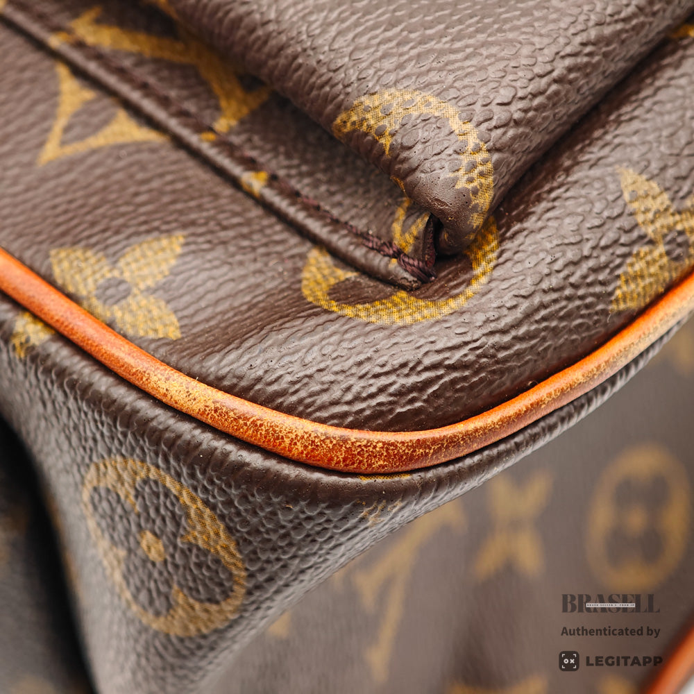 LOUIS VUITTON Multipli Cite Monogram Canvas Brown Shoulder Bag 【ImportFeeFREE】