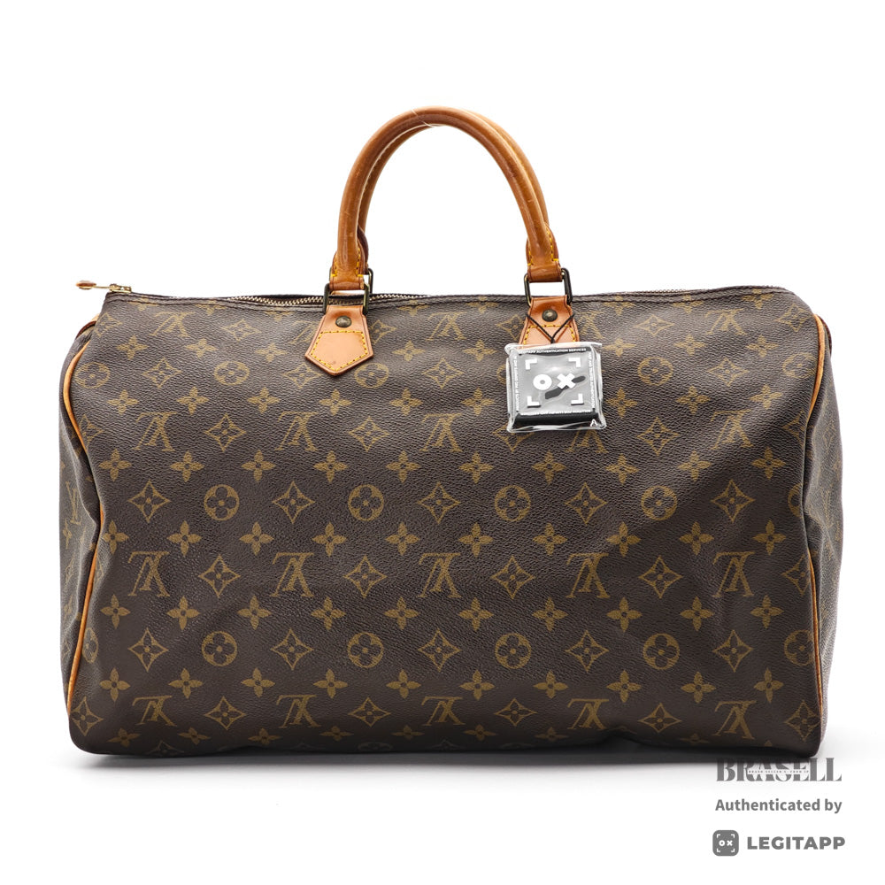 LOUIS VUITTON Speedy 40 Monogram Canvas Brown Hand Bag 【ImportFeeFREE】