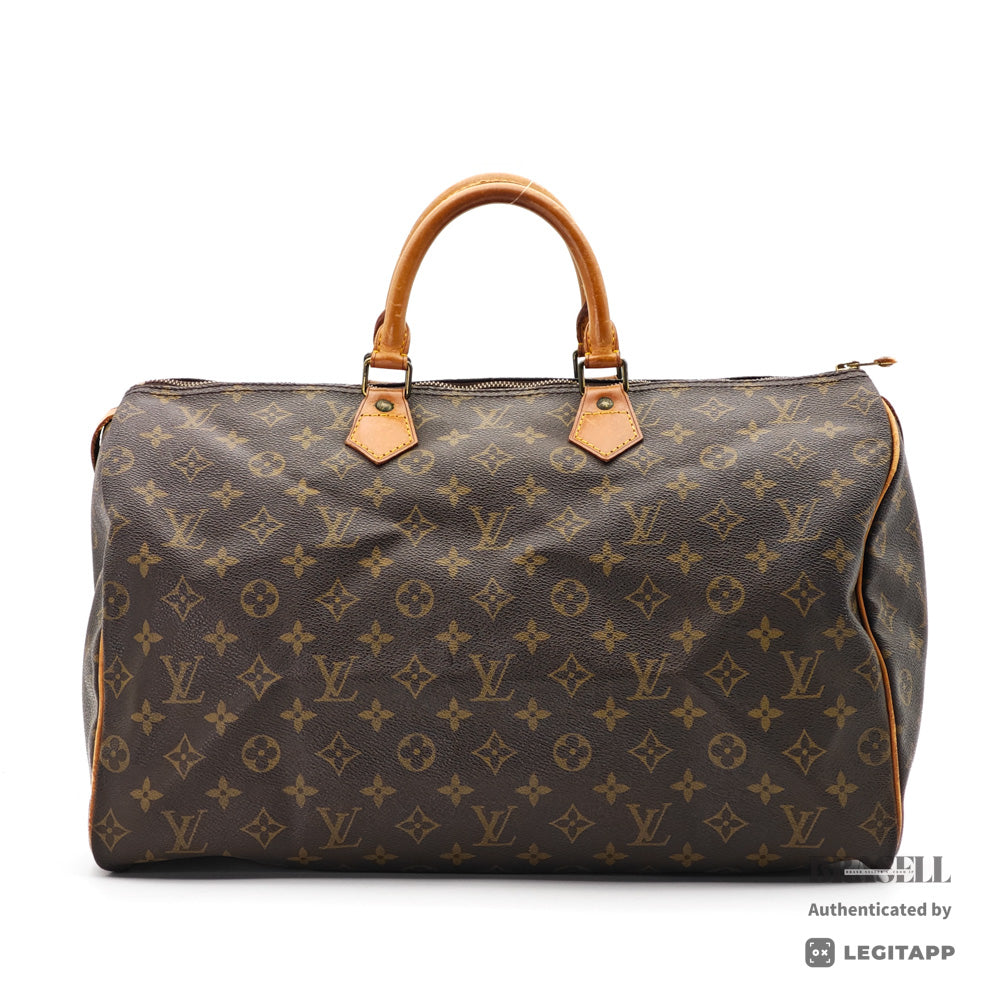 LOUIS VUITTON Speedy 40 Monogram Canvas Brown Hand Bag 【ImportFeeFREE】