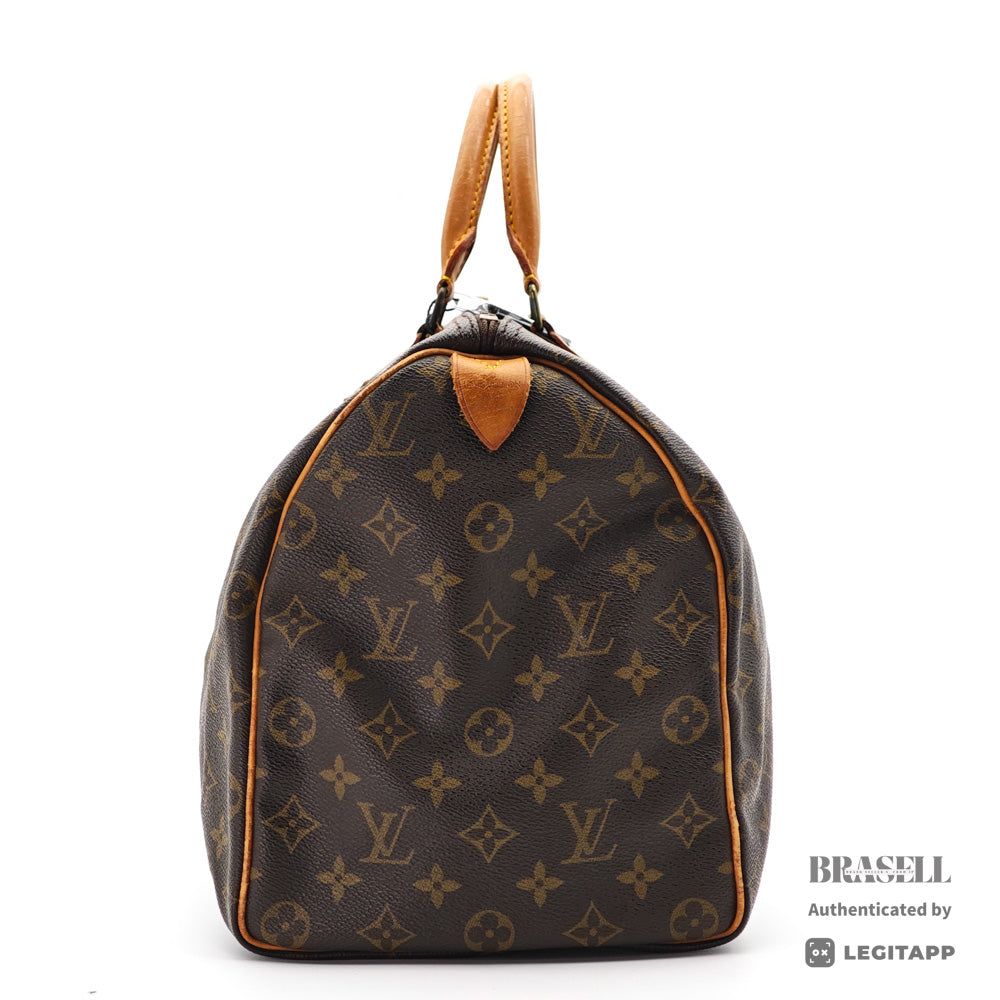 LOUIS VUITTON Speedy 40 Monogram Canvas Brown Hand Bag 【ImportFeeFREE】