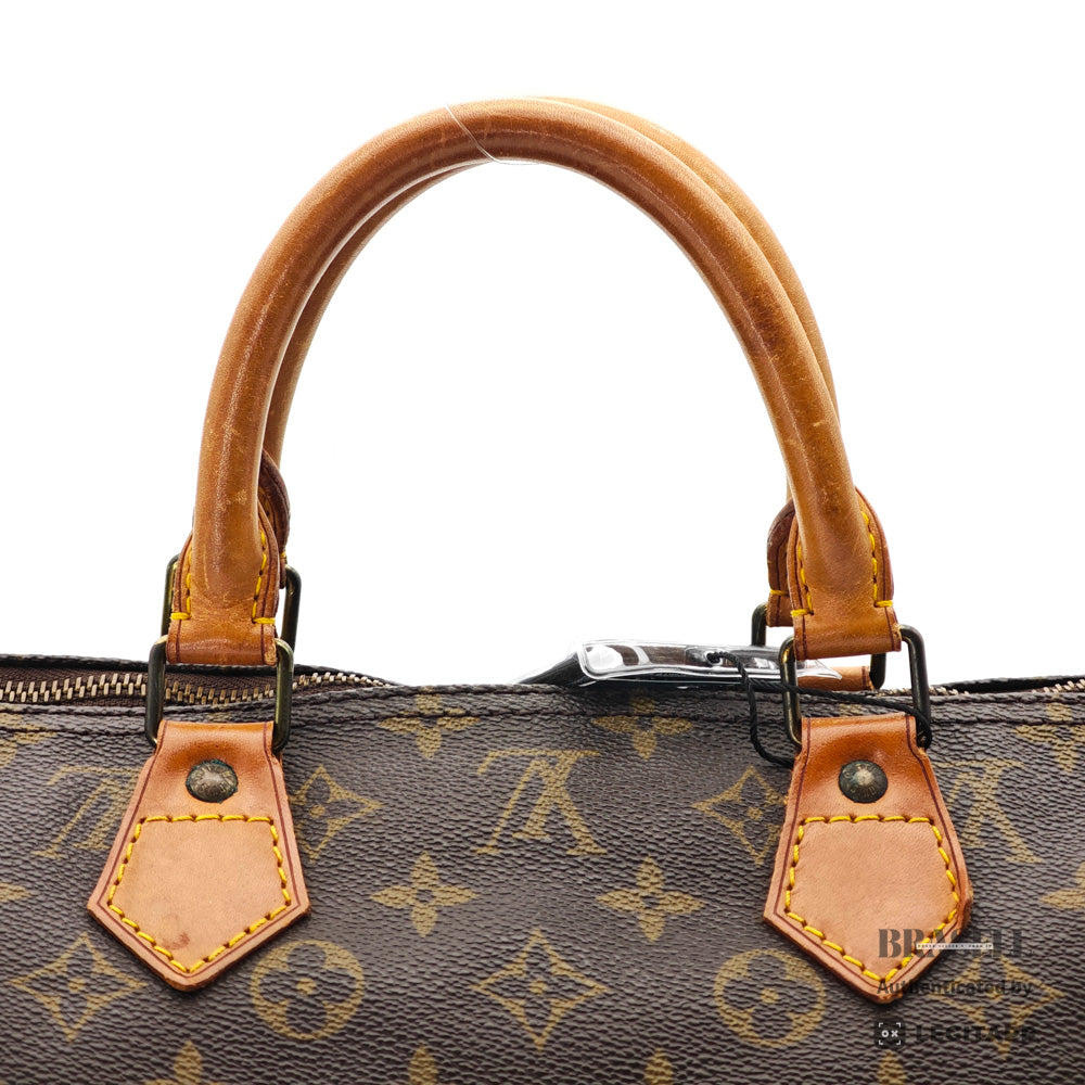 LOUIS VUITTON Speedy 40 Monogram Canvas Brown Hand Bag 【ImportFeeFREE】