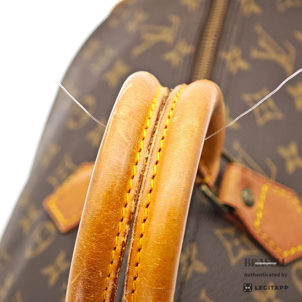 LOUIS VUITTON Speedy 40 Monogram Canvas Brown Hand Bag 【ImportFeeFREE】