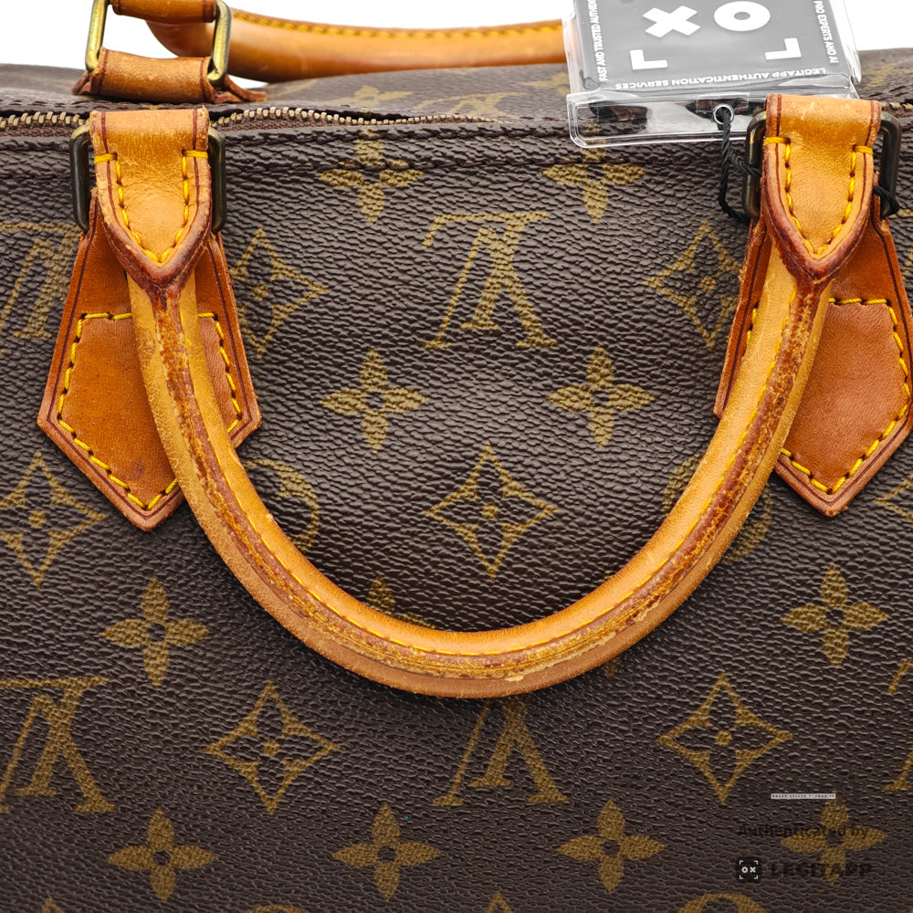 LOUIS VUITTON Speedy 40 Monogram Canvas Brown Hand Bag 【ImportFeeFREE】